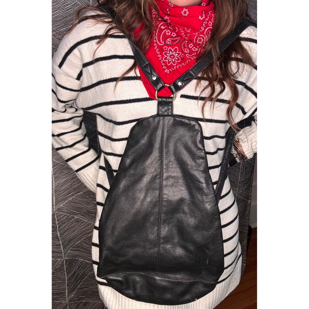Latico‎ Black leather Backpack
